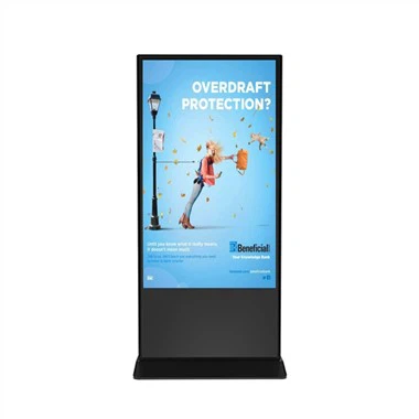 Pantalla de señalización digital para bancos financieros